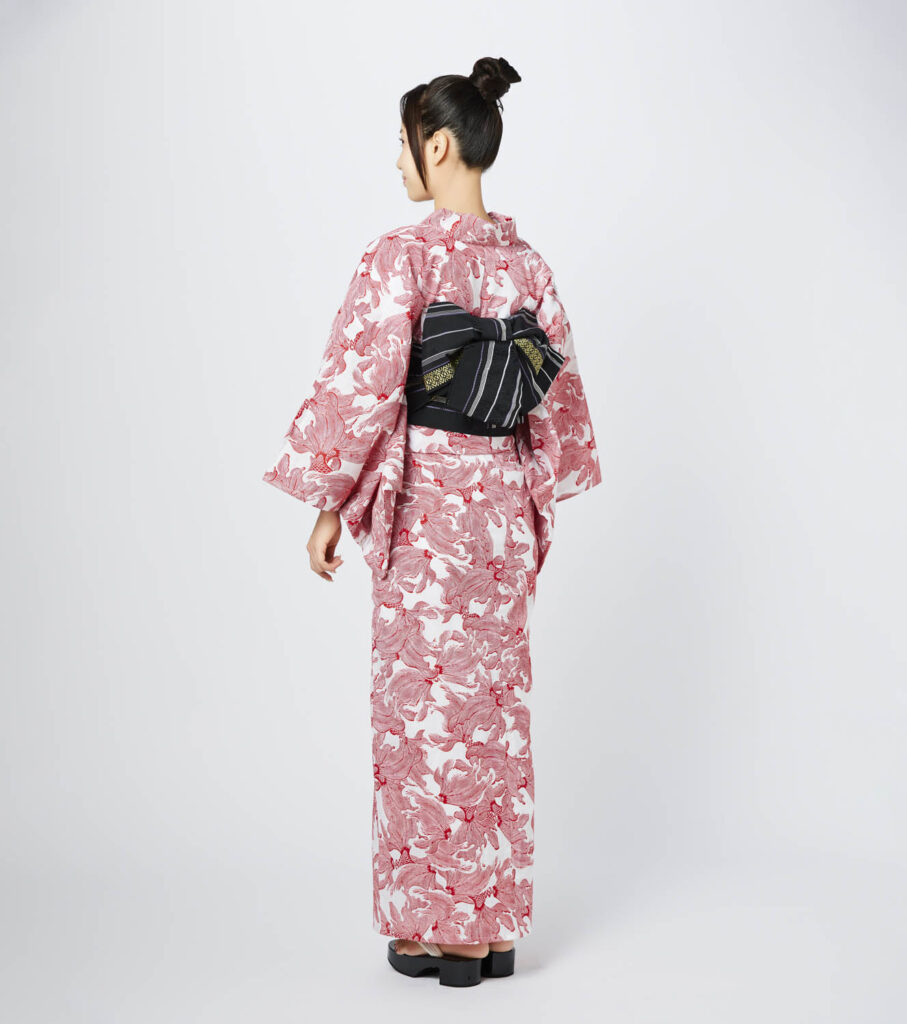 Y10 浴衣「金魚 KINGYO」赤（2枚目）