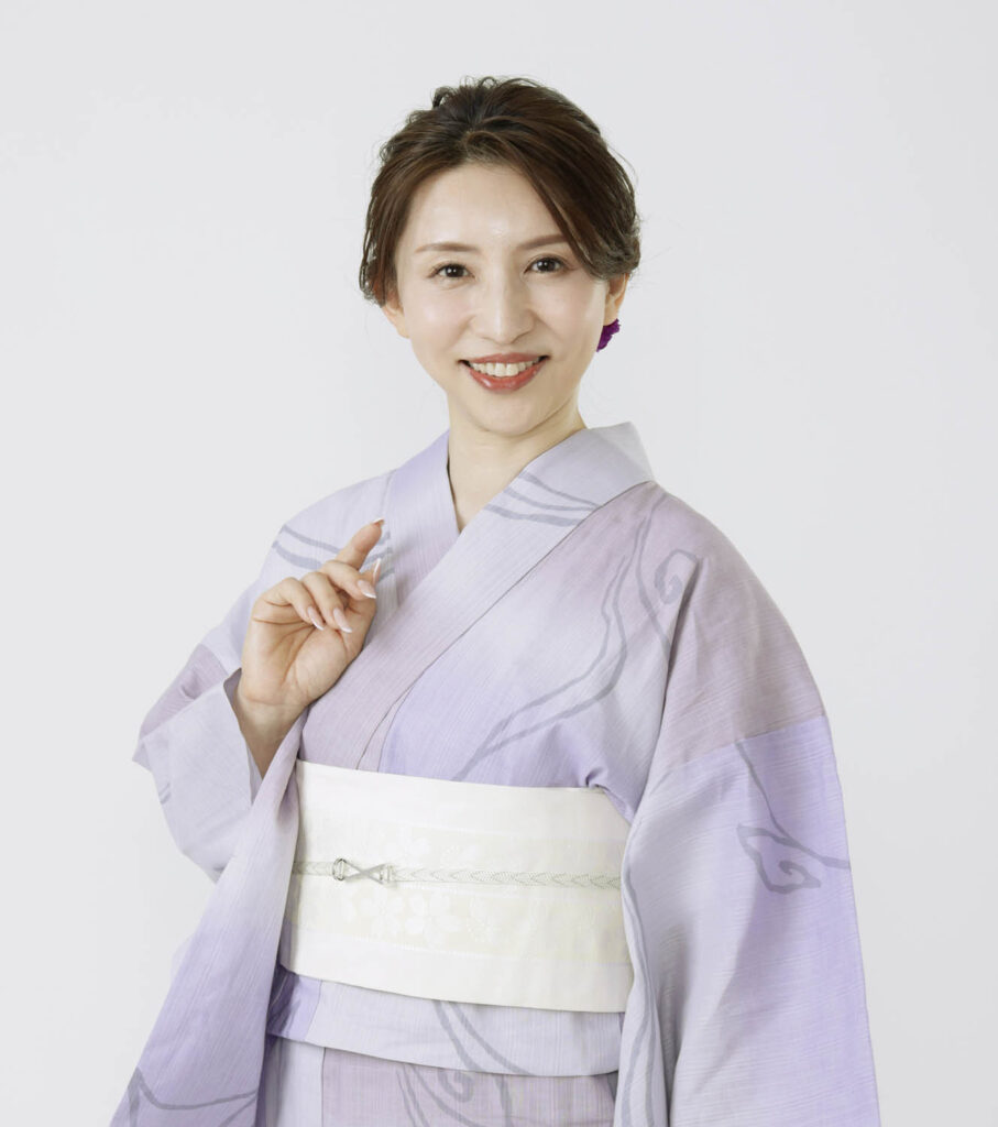 Y15 浴衣「古典回帰」水 藤紫（4枚目）