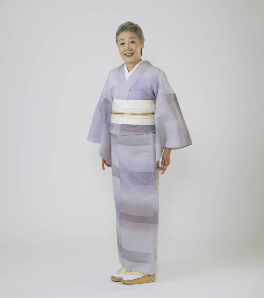 Y22 浴衣「古典回帰」竹 藤紫